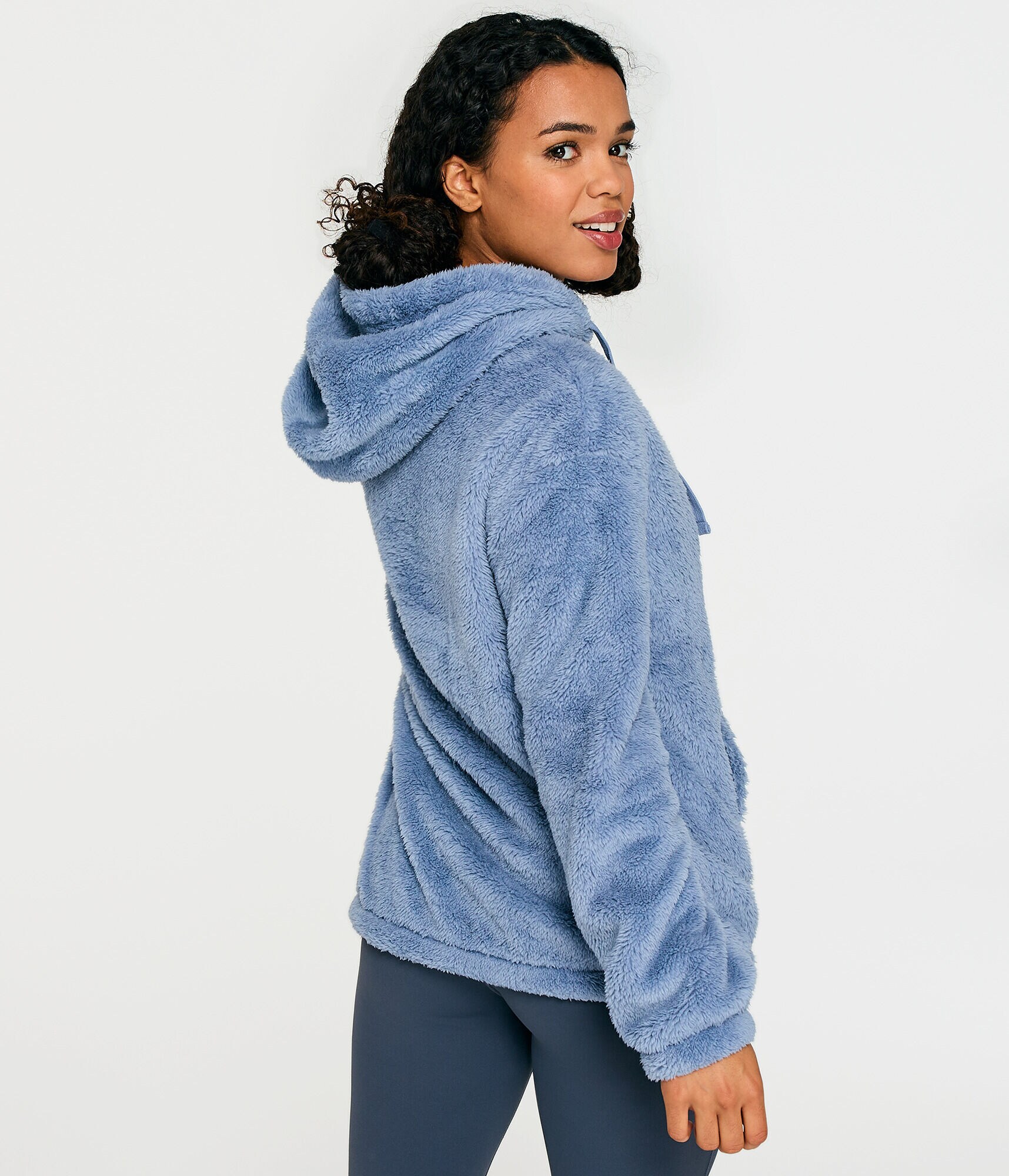 Aeropostale Sherpa Pullover Hoodie