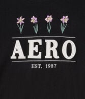Aero Flower Row Appliqué Graphic Tee