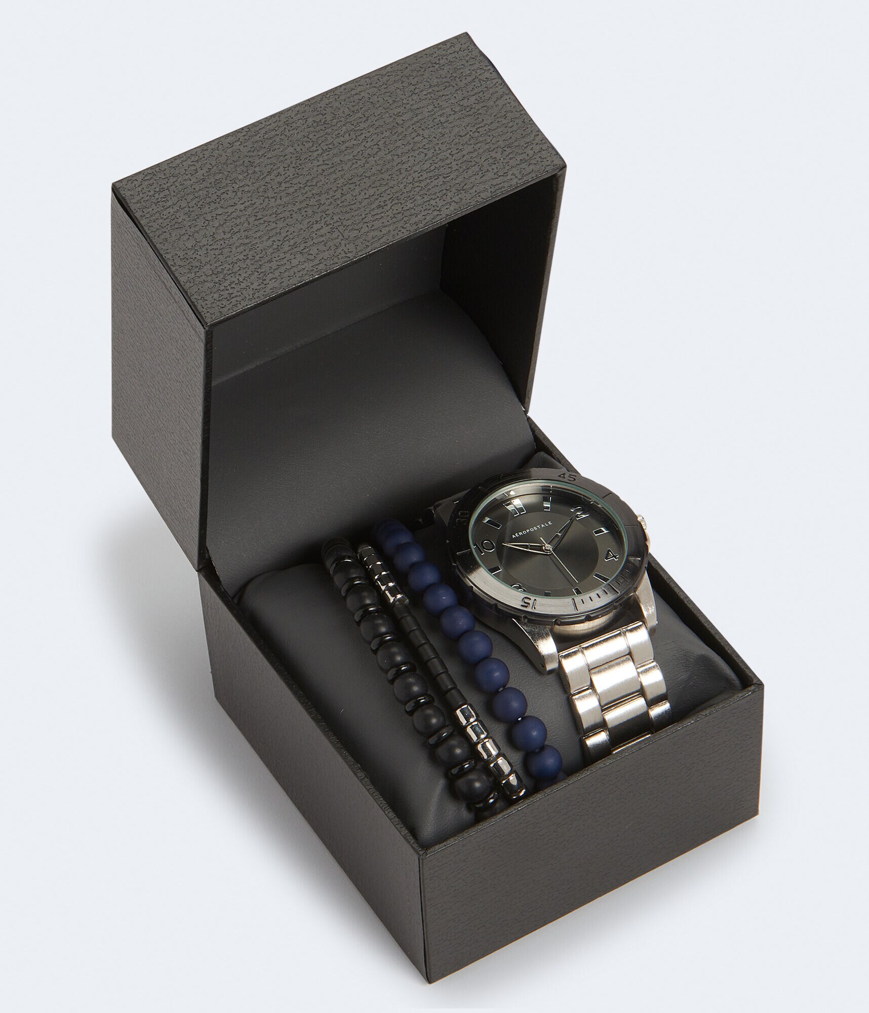 Mixed Metals Watch &amp; Bracelet Set