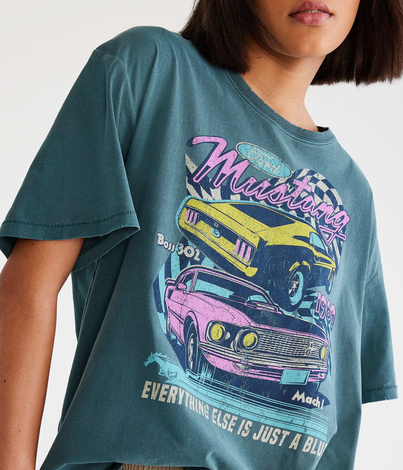Mustang 1969 Oversized Graphic Tee