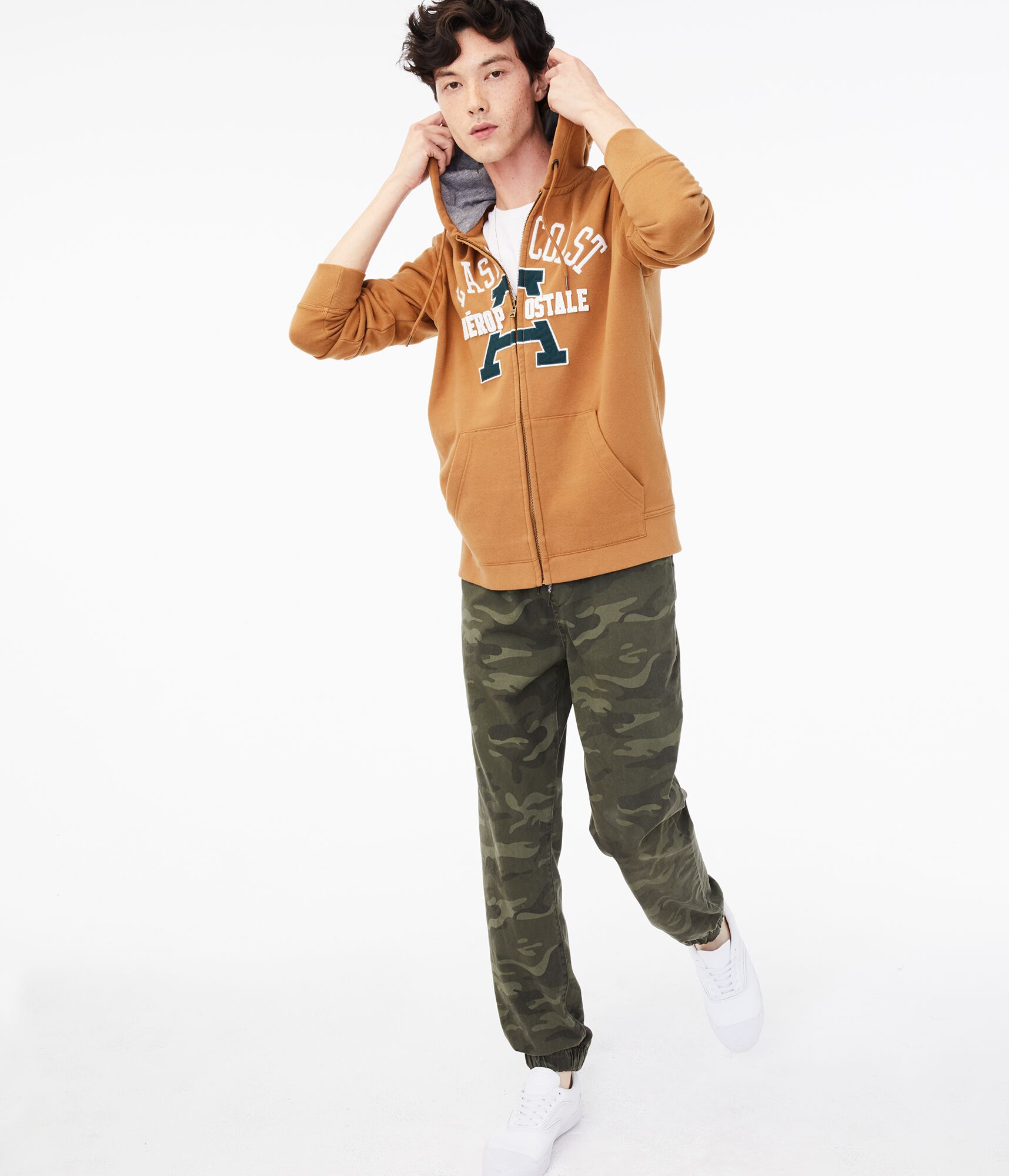 Large "A" East Coast Full-Zip Hoodie