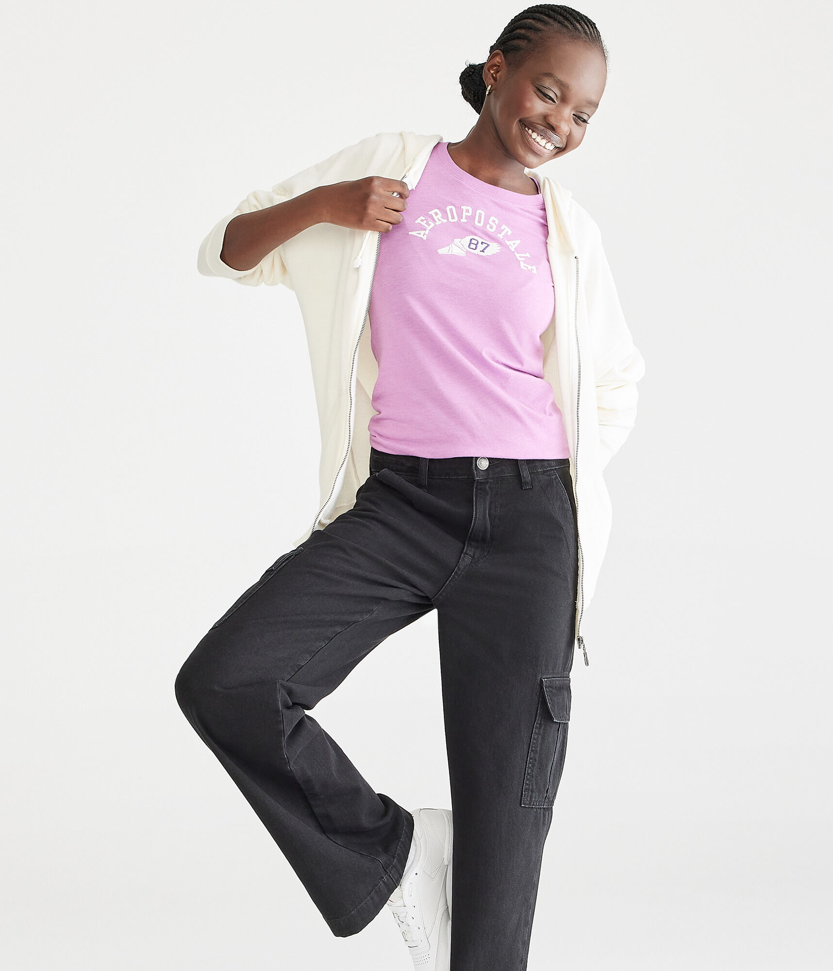 Aeropostale 87 Winged Foot Graphic Tee