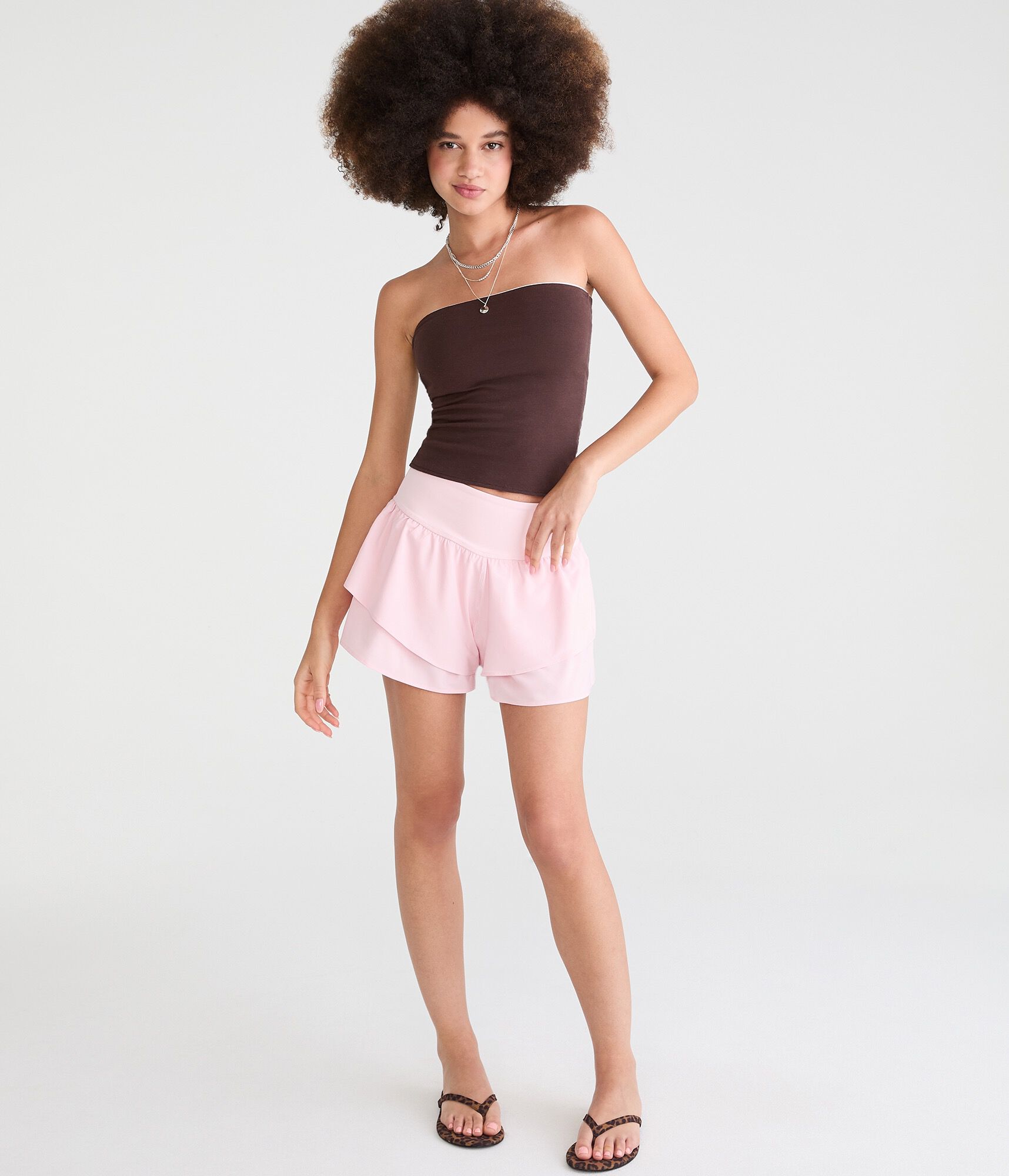 Buttery Soft High-Rise Flutter Shorts