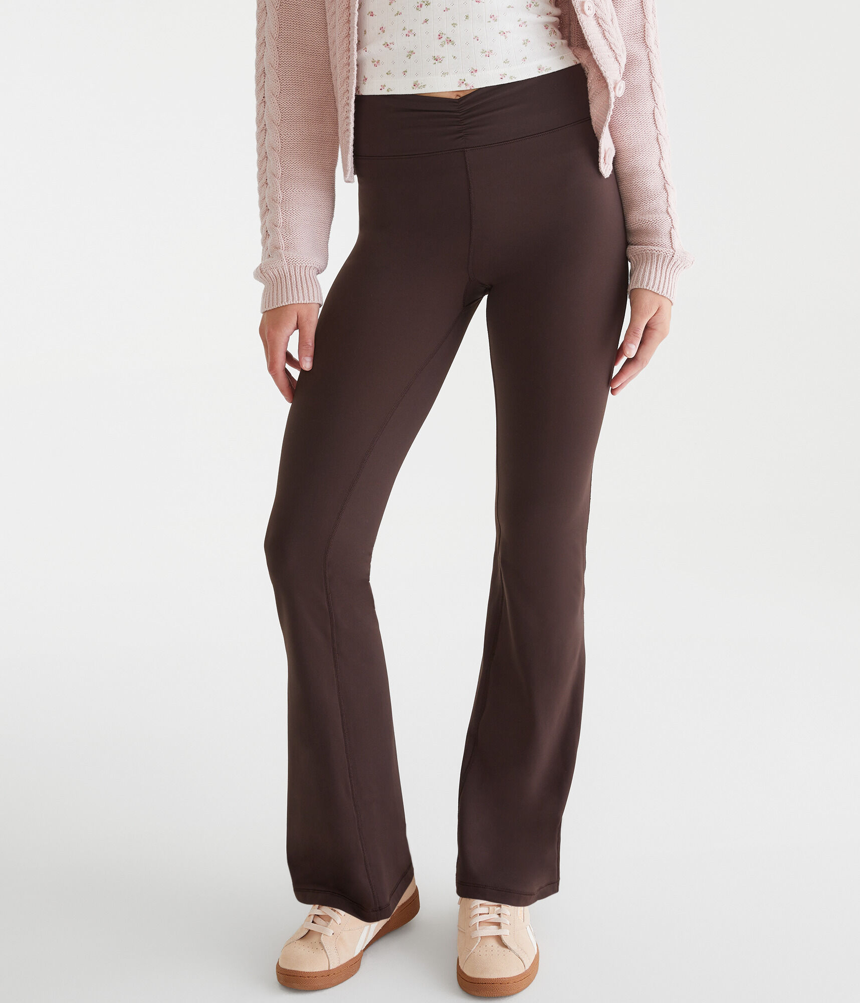 Air Soft High-Waisted Cinch Flare Leggings