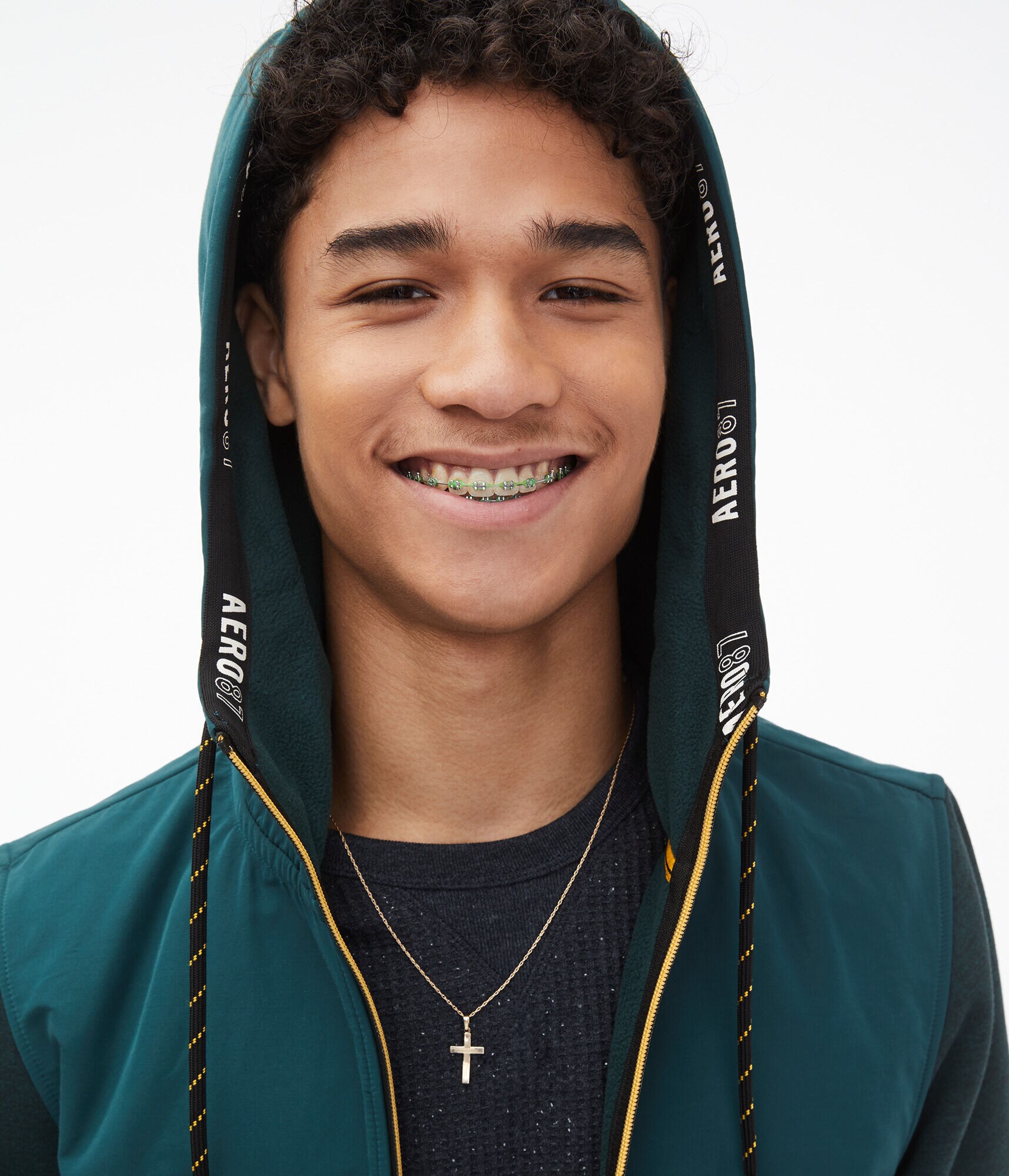 Mixed Media Tech Fleece Full-Zip Hoodie