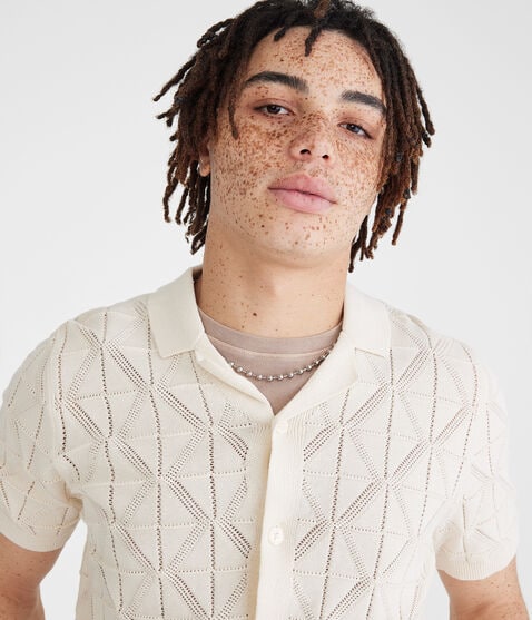 Geometric Sweater Shirt Geometric Sweater Shirt