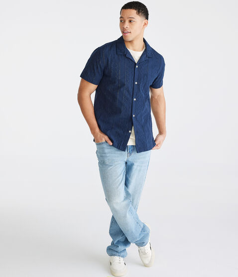 Geometric Textured Shirt Geometric Textured Shirt