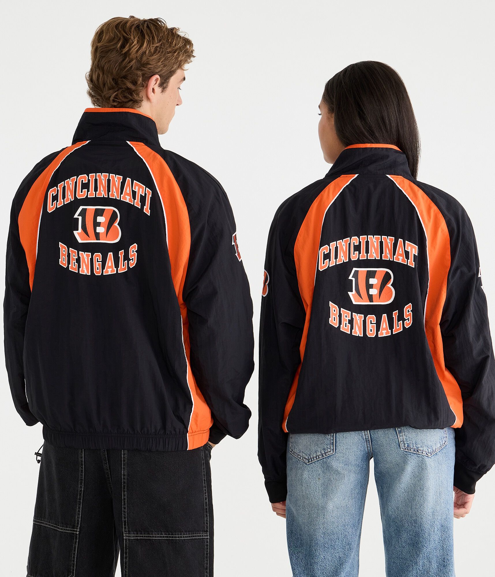 Cincinnati Bengals Quarter-Zip Track Jacket
