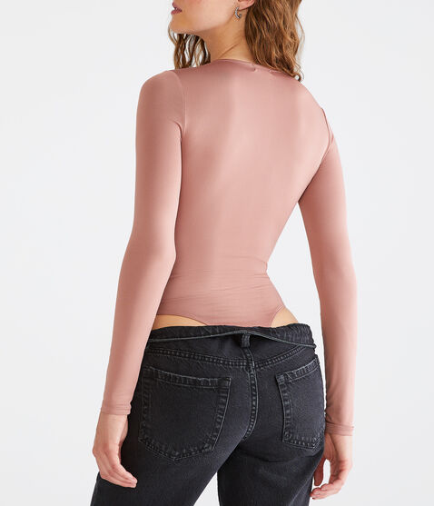 Long Sleeve Seriously Soft Crew-Neck Bodysuit Long Sleeve Seriously Soft Crew-Neck Bodysuit