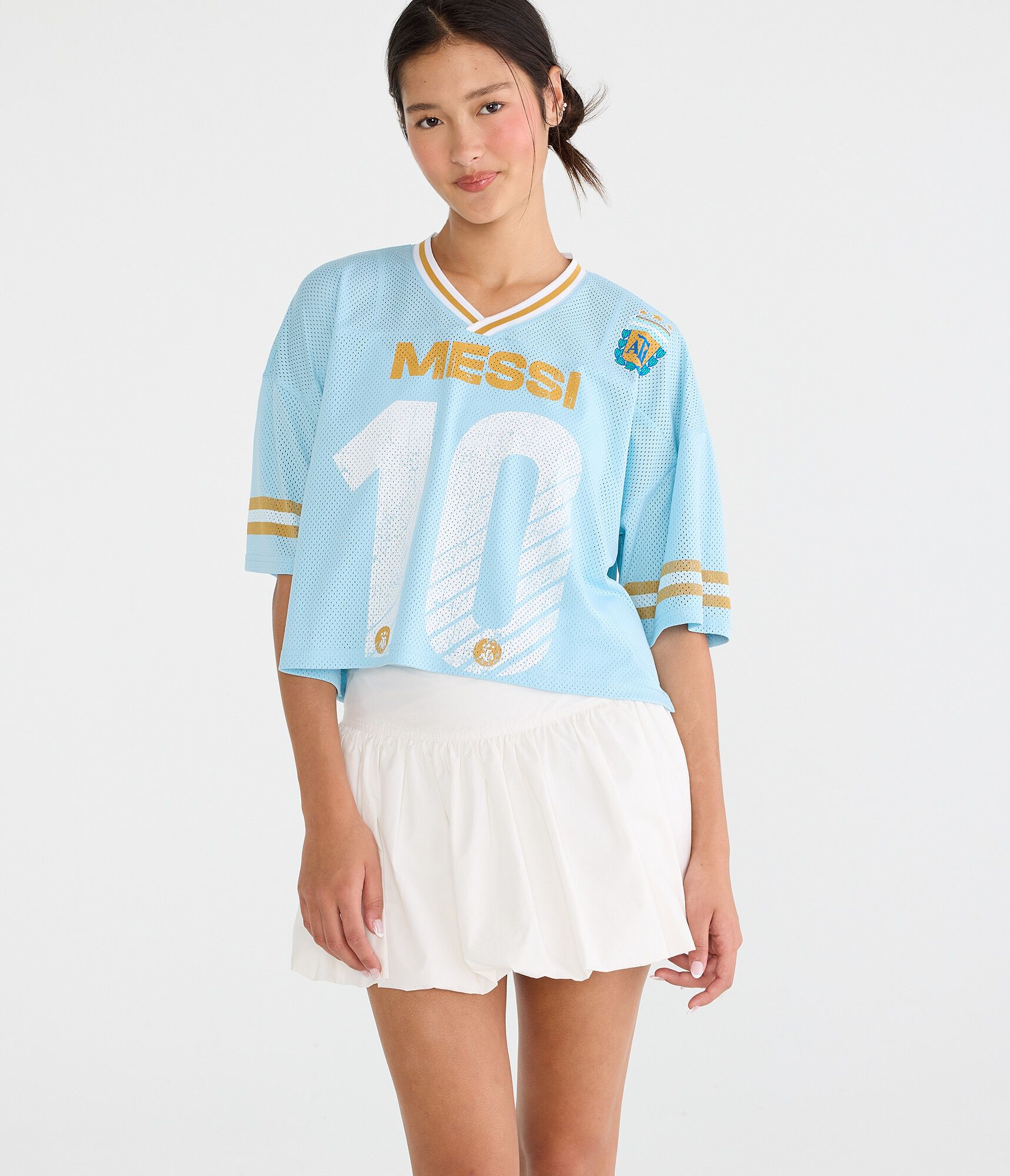 Messi 10 AFA Mesh V-Neck Jersey