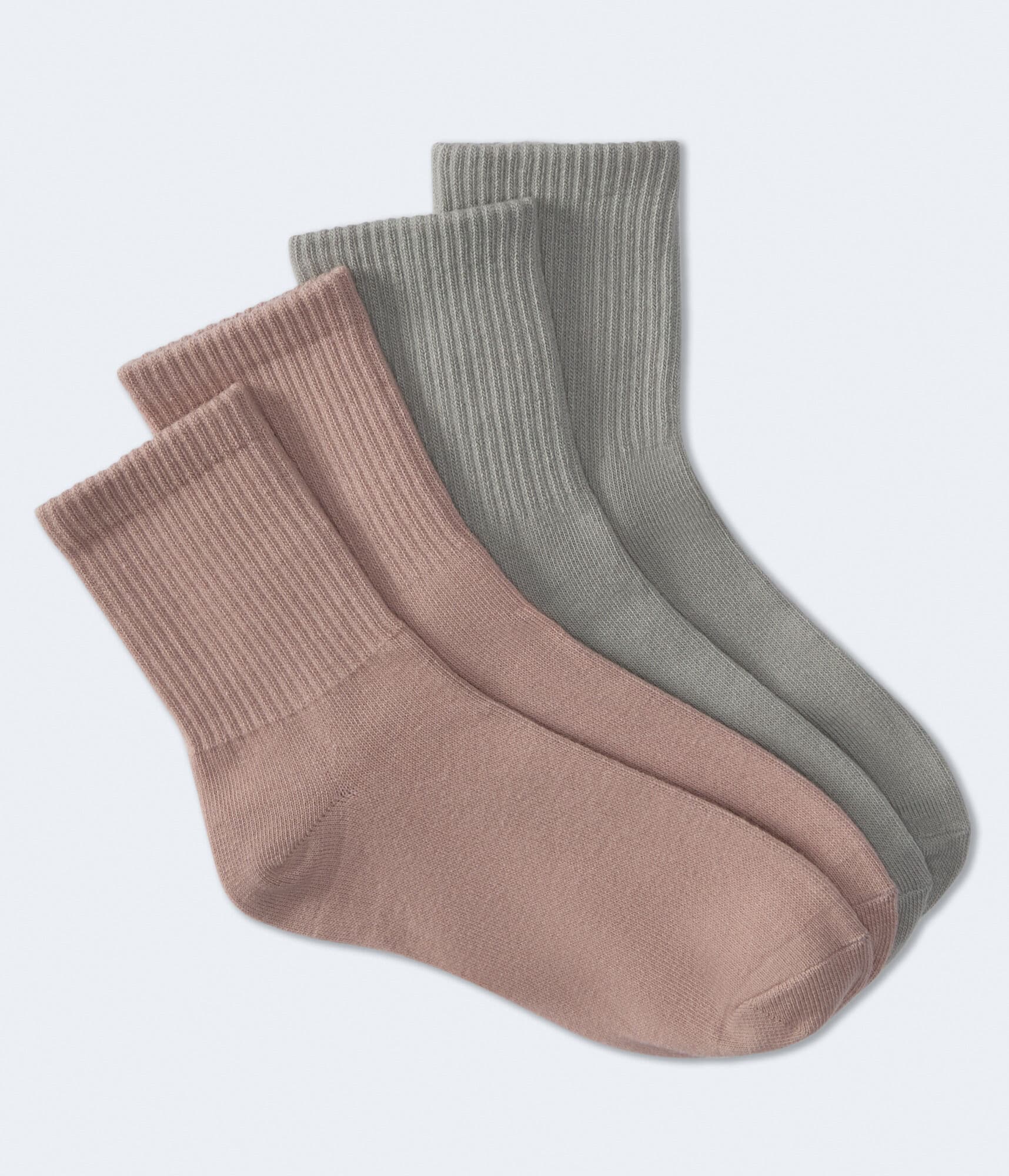 Neutral Crew Sock 2-Pack