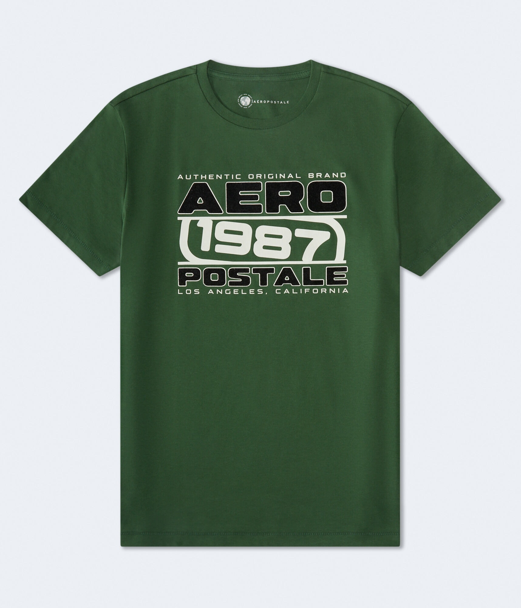 Aero 1987 Box Logo Graphic Tee