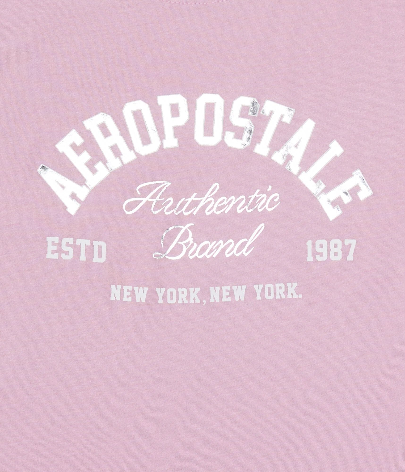 Aeropostale Arch Foil Graphic Tee