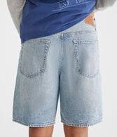 Loose Straight Denim Shorts 9"