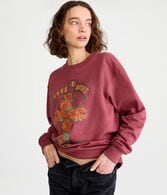 Guns N Roses Oversized Crew Sweatshirt
