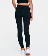 Ribbed High-Rise Crossover Leggings