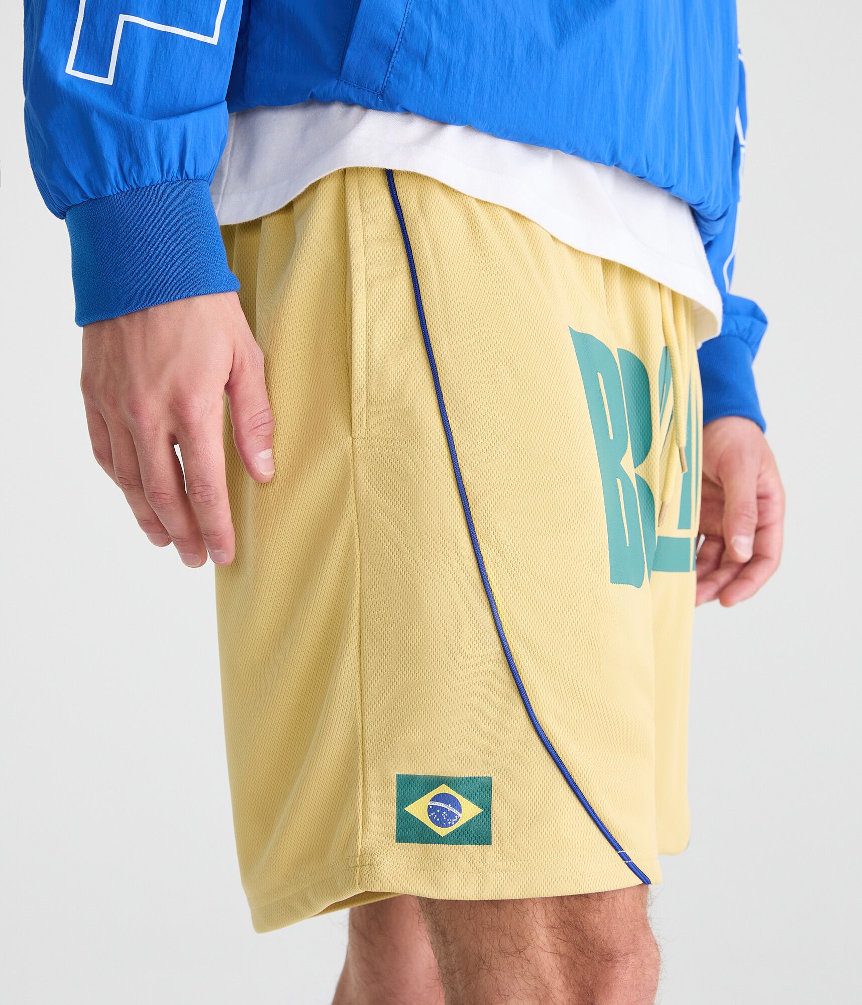 Brazil Football Mesh Shorts