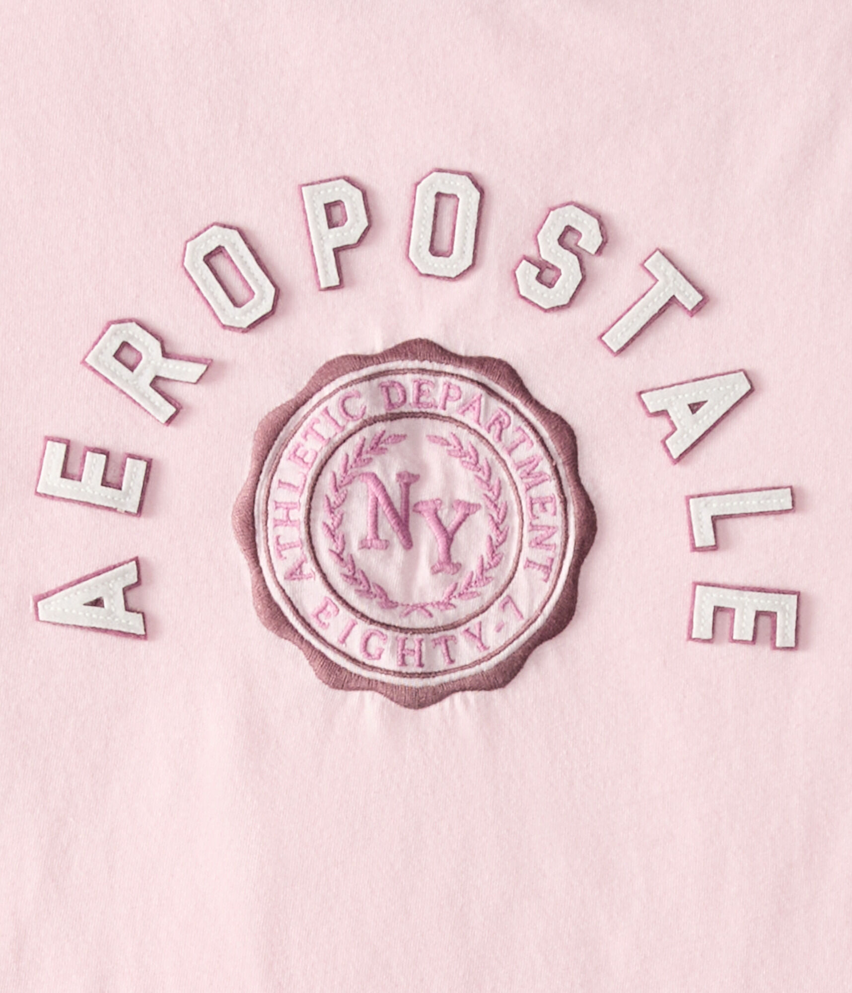 Aeropostale Arch Crest Appliqu&eacute; Graphic Tee