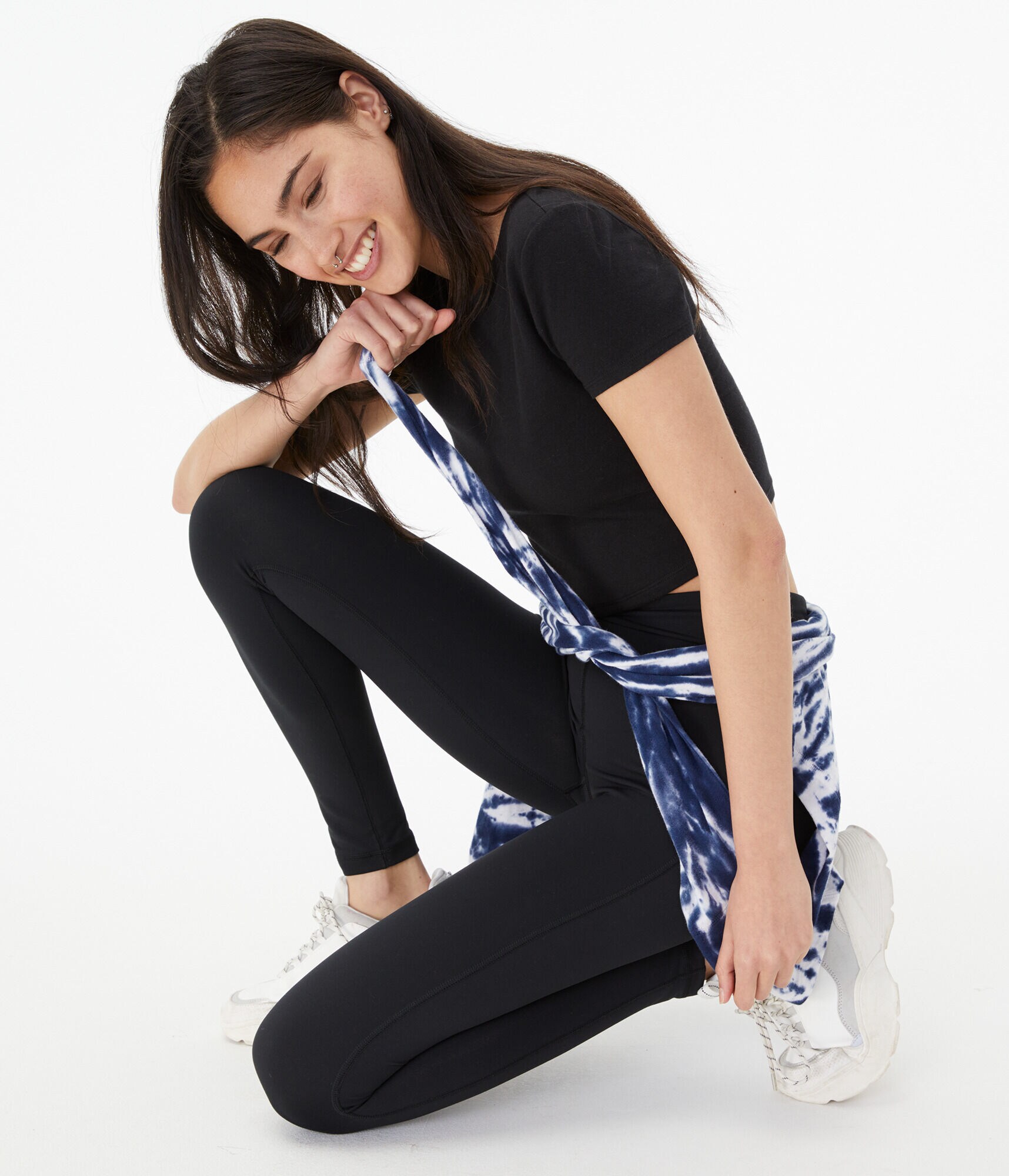 Seriously Soft Strappy Cropped Baby Tee