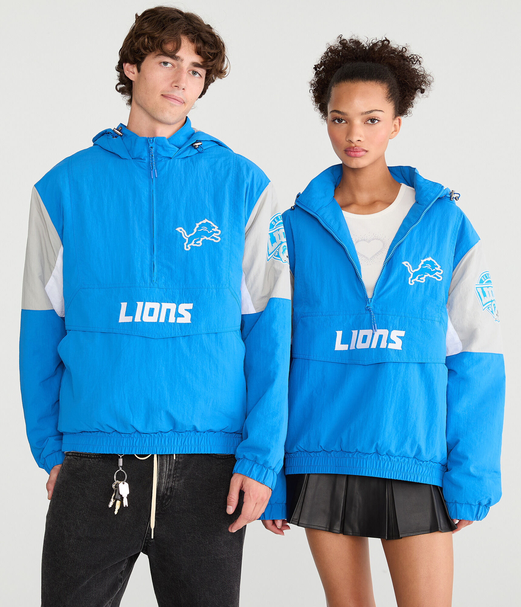 Detroit Lions Hooded Sideline Jacket