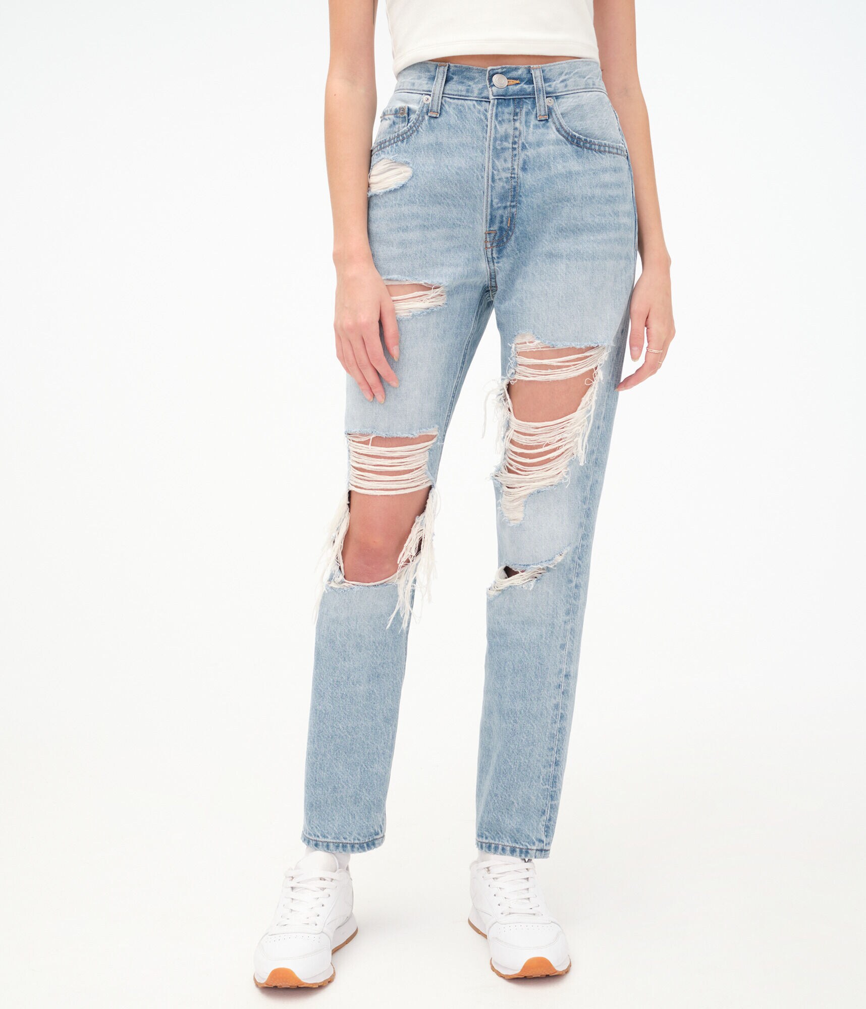 '90s Super High-Rise Straight Hemp Jean