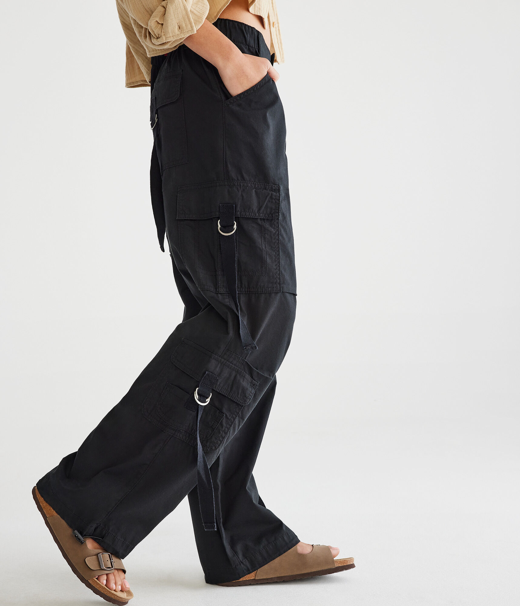 D-Ring Cargo Parachute Pants