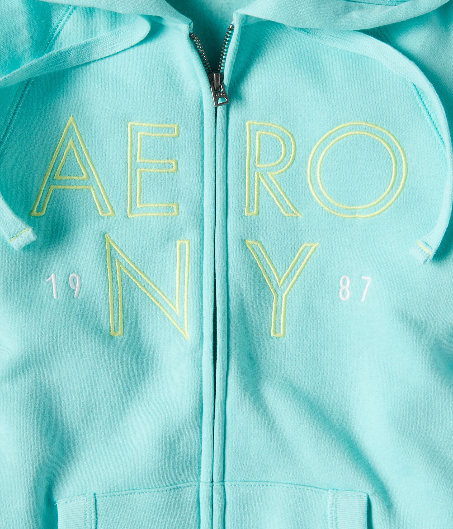 Blocky Aero NY Zip-Front Hoodie