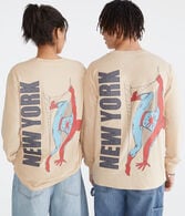 Marvel | Aero Long Sleeve Spider-Man NYC Relaxed Graphic Tee