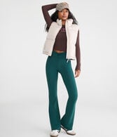 Buttery Soft High-Rise Cinch Flare Leggings