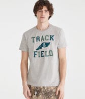 Track & Field Appliqué Graphic Tee