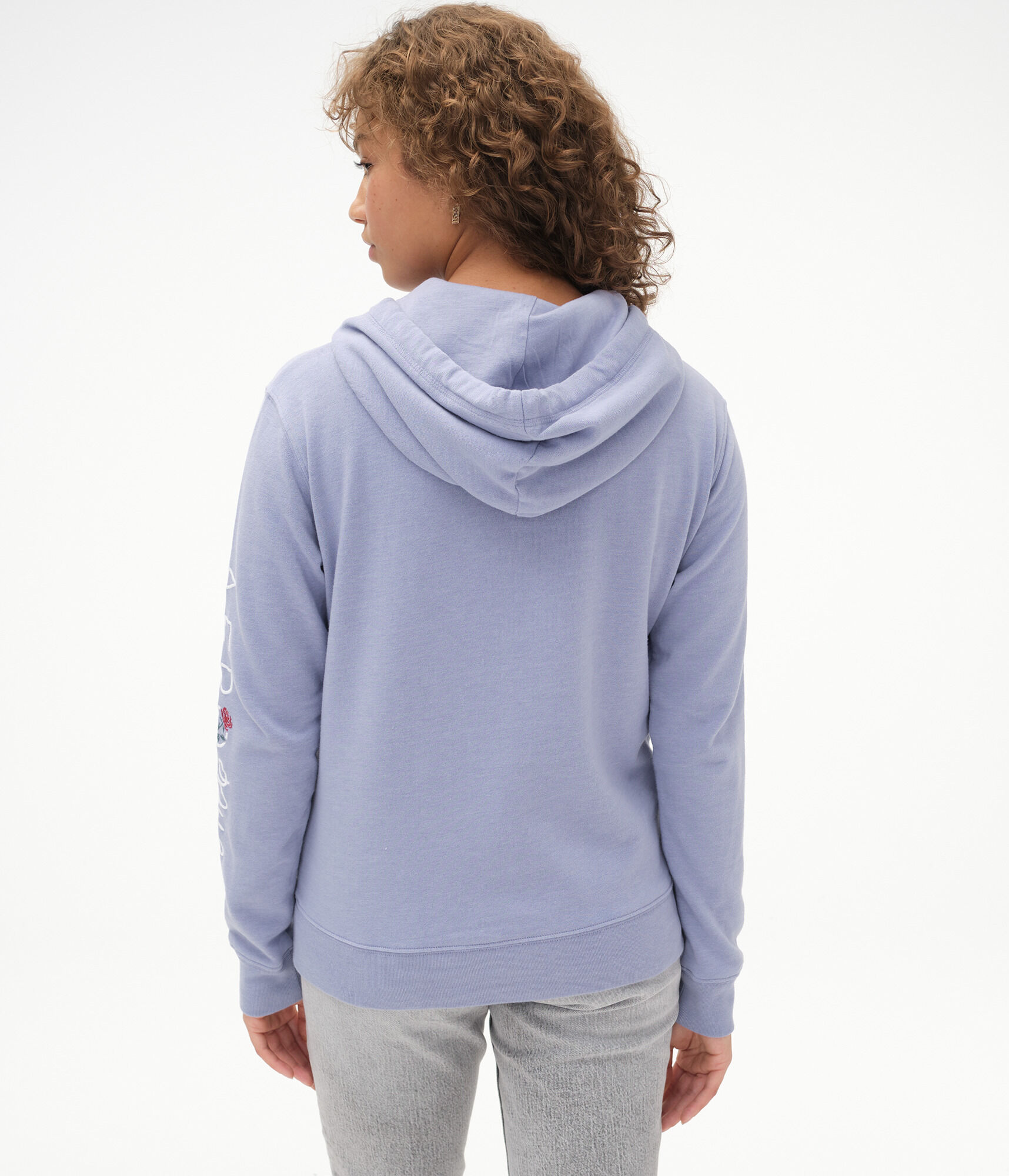 Aeropostale Flower Circle Pullover Hoodie