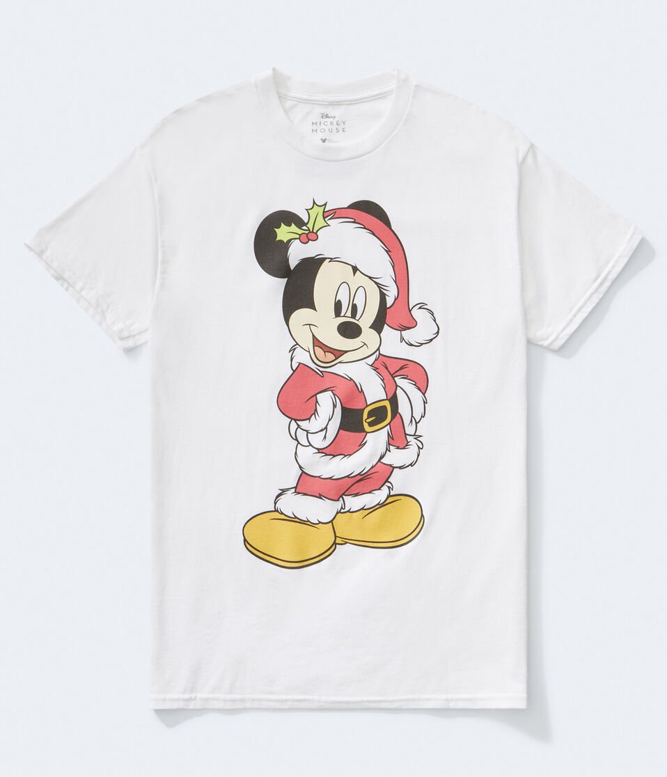 Santa Mickey Mouse Graphic Tee