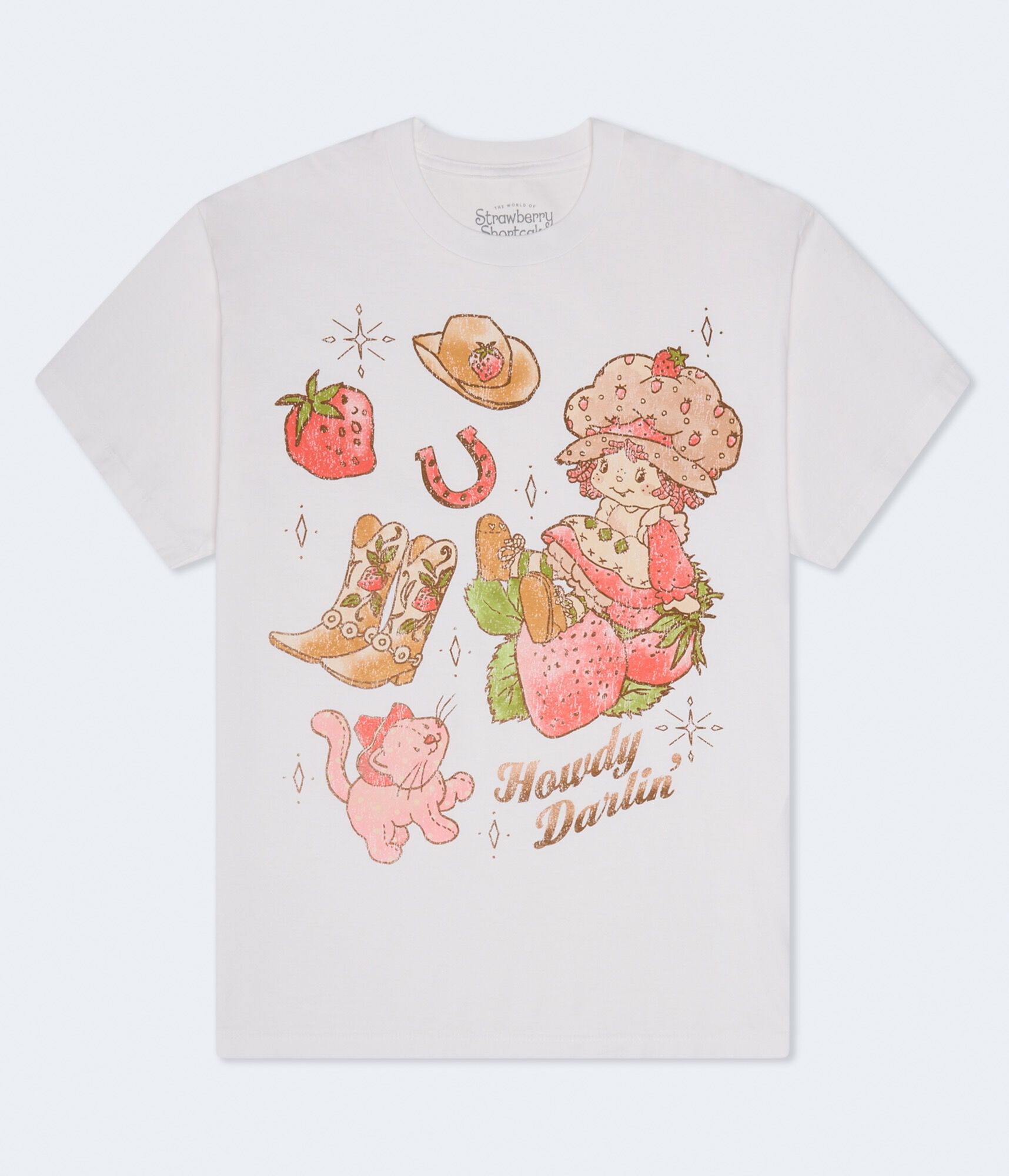 Strawberry Shortcake Howdy Darlin' Relaxed Graphic Tee
