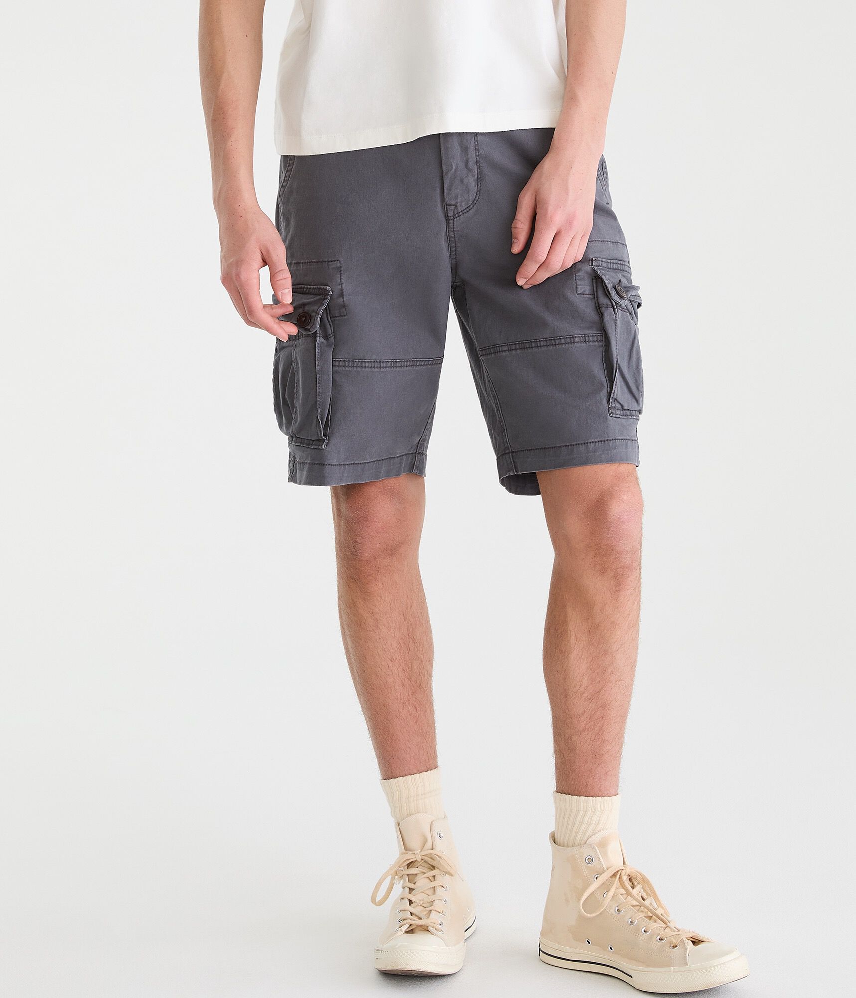 Stretch Twill Cargo Shorts 10"