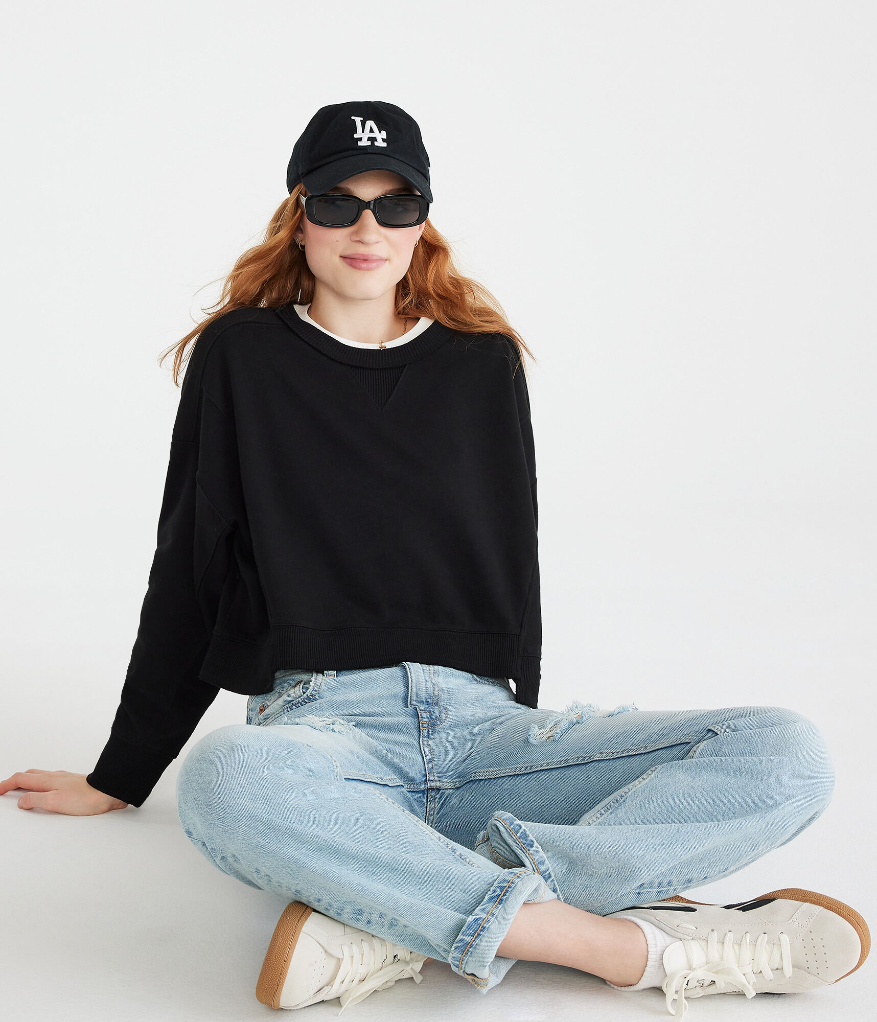 Solid Crew Sweatshirt