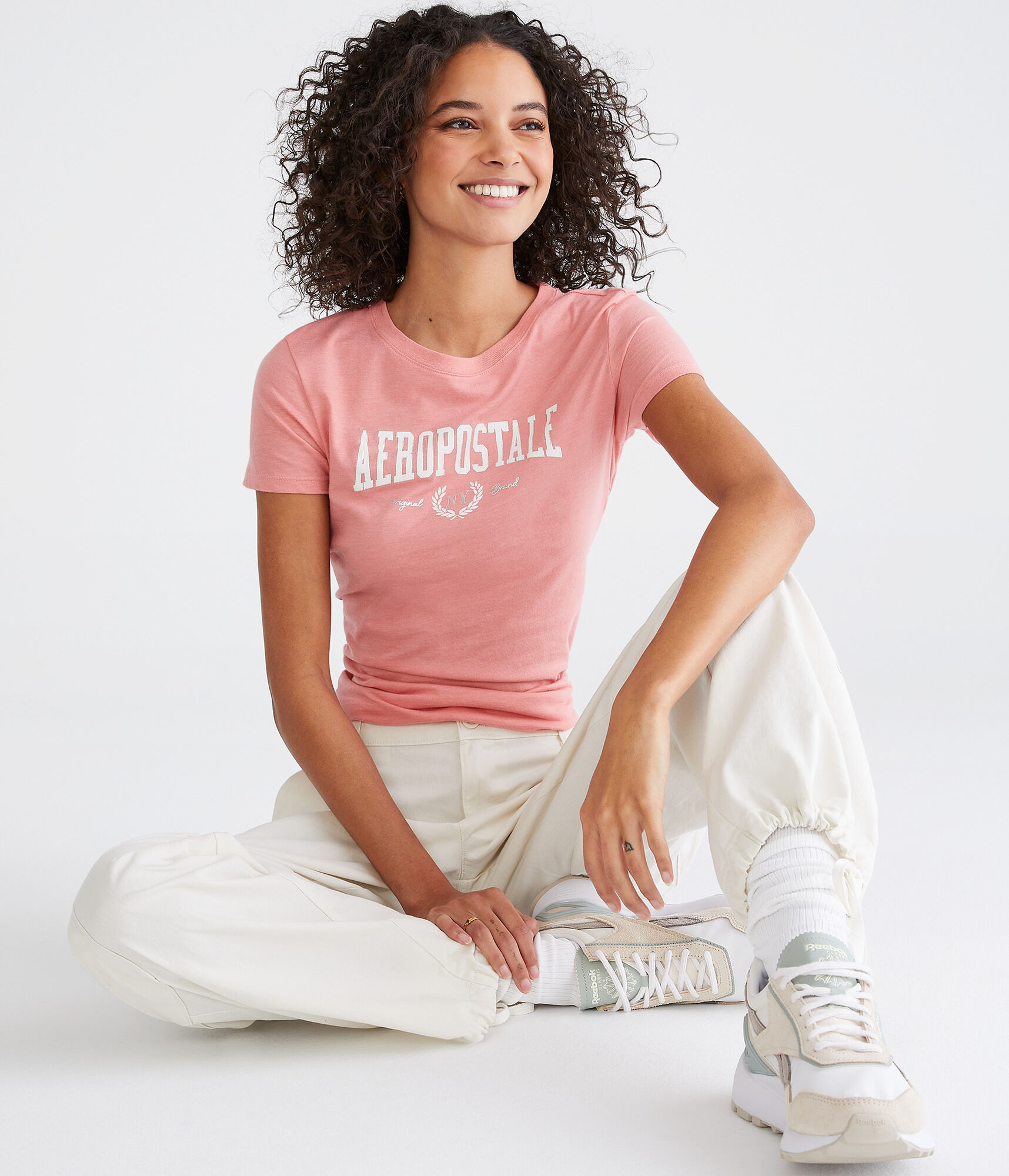 Aeropostale NY Crest Graphic Tee