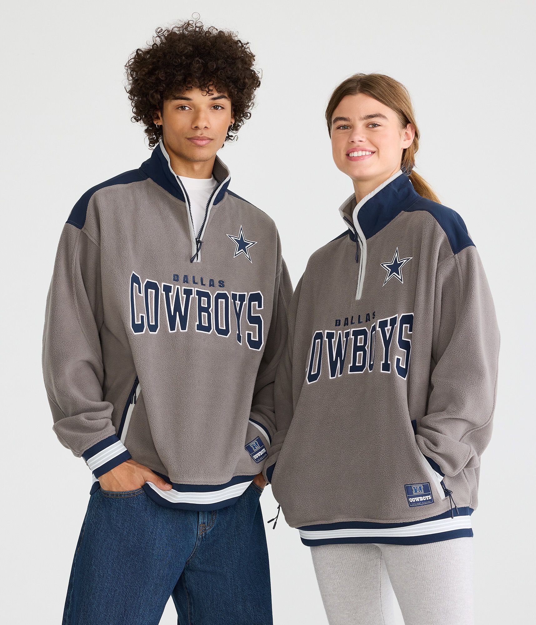 Dallas Cowboys Quarter-Zip Polyfleece Pullover