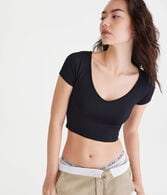 Seriously Soft Seamless Wear 2 Ways Baby Tee
