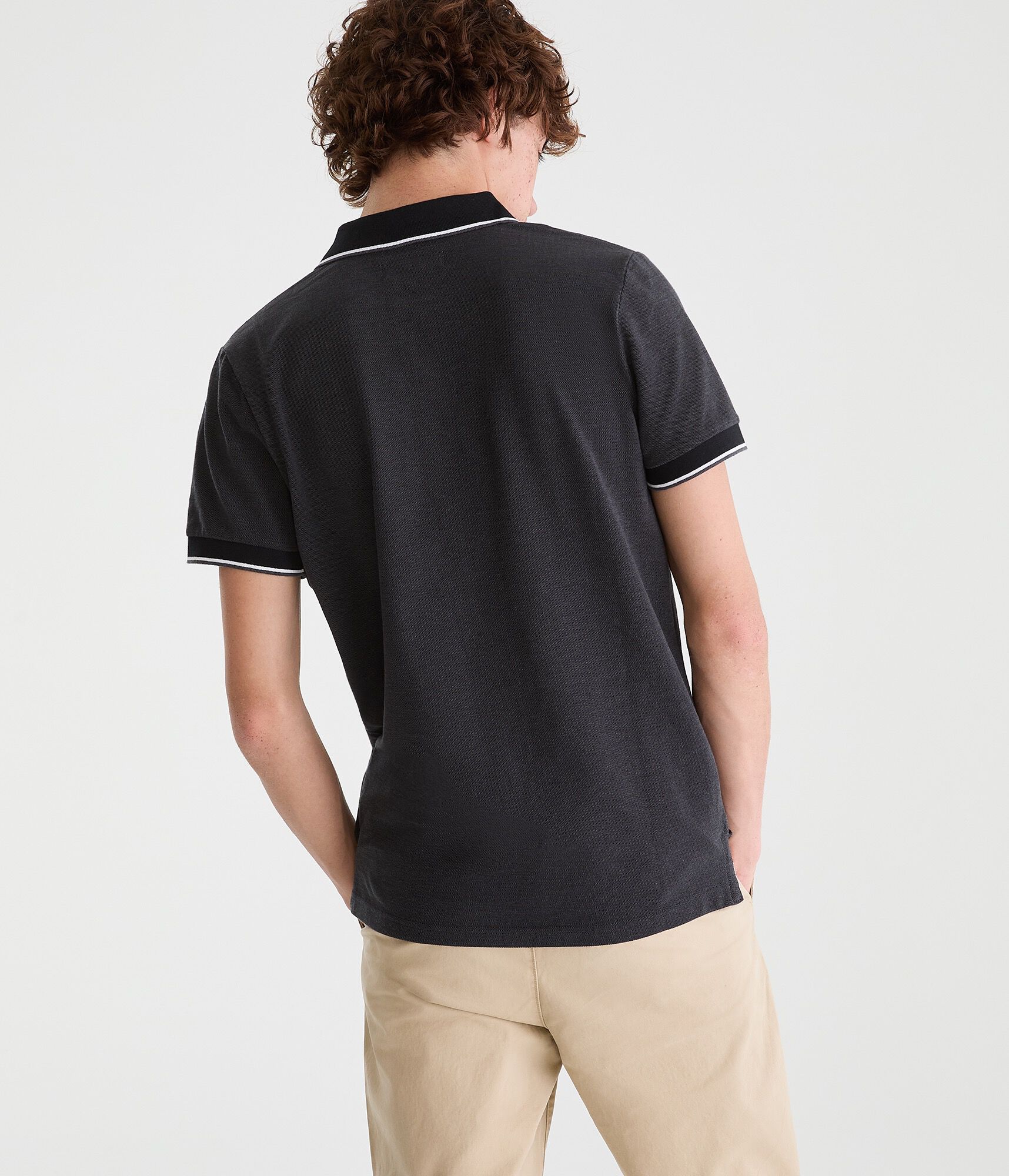 Contrast Tipped Piqu&eacute; Polo