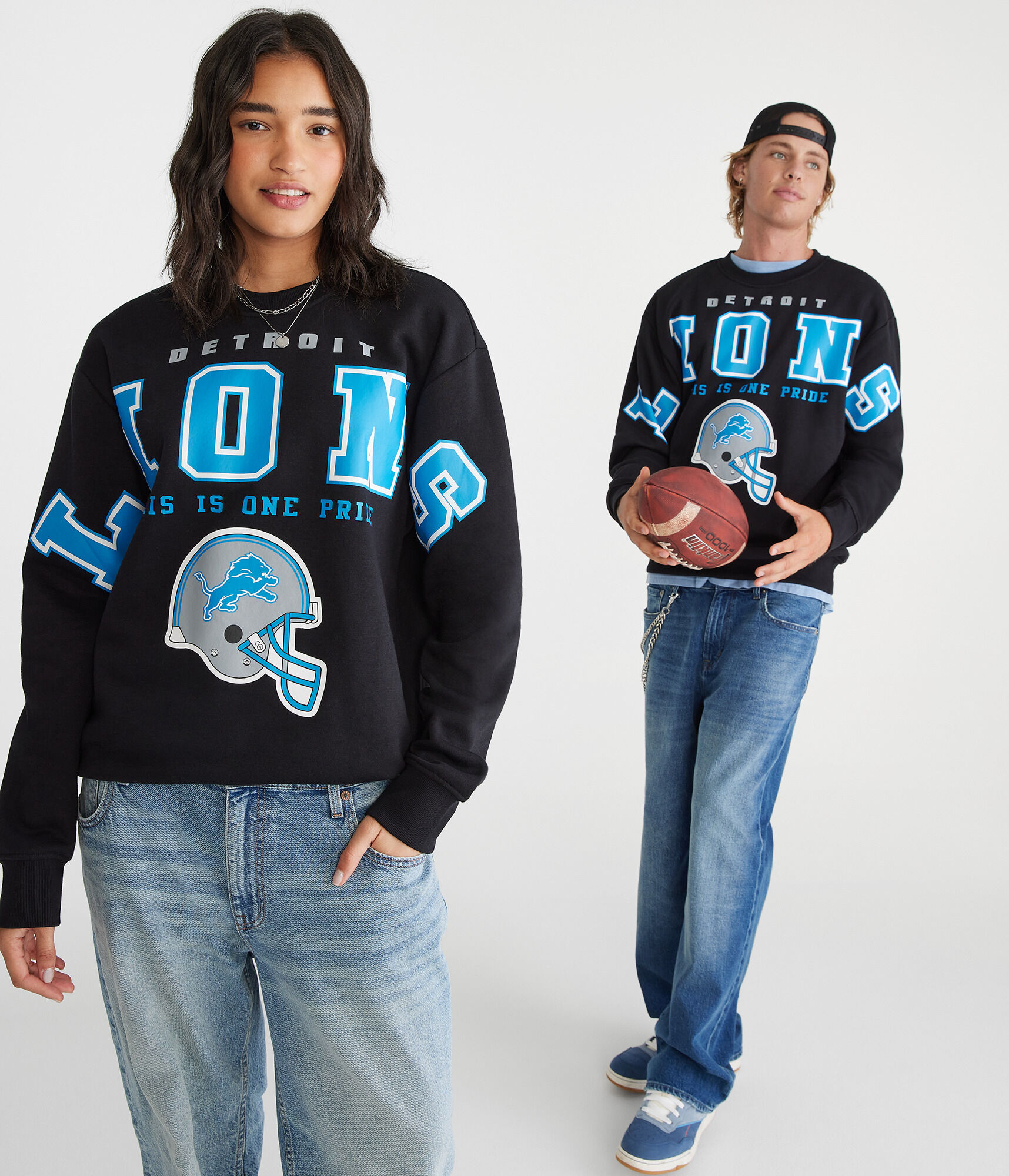 Detroit Lions Crew Sweatshirt
