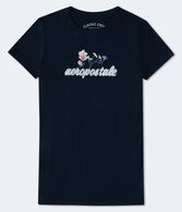 Aeropostale Wildflowers Appliqué Graphic Tee
