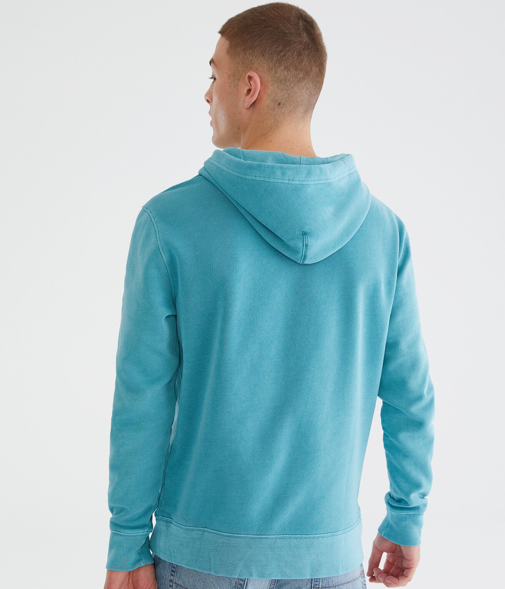 Aeropostale Arch Washed Pullover Hoodie