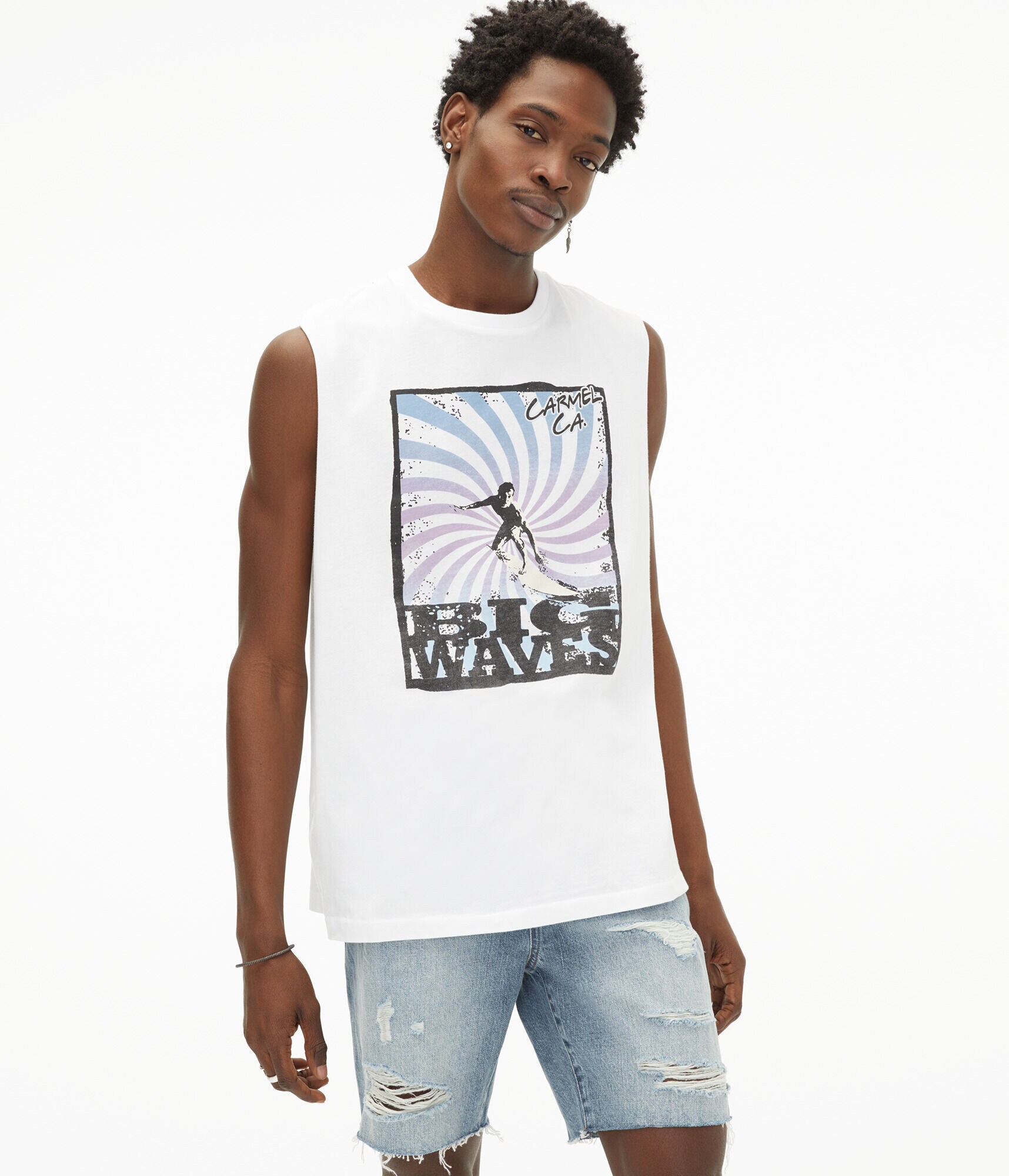 Big Waves Muscle Tee