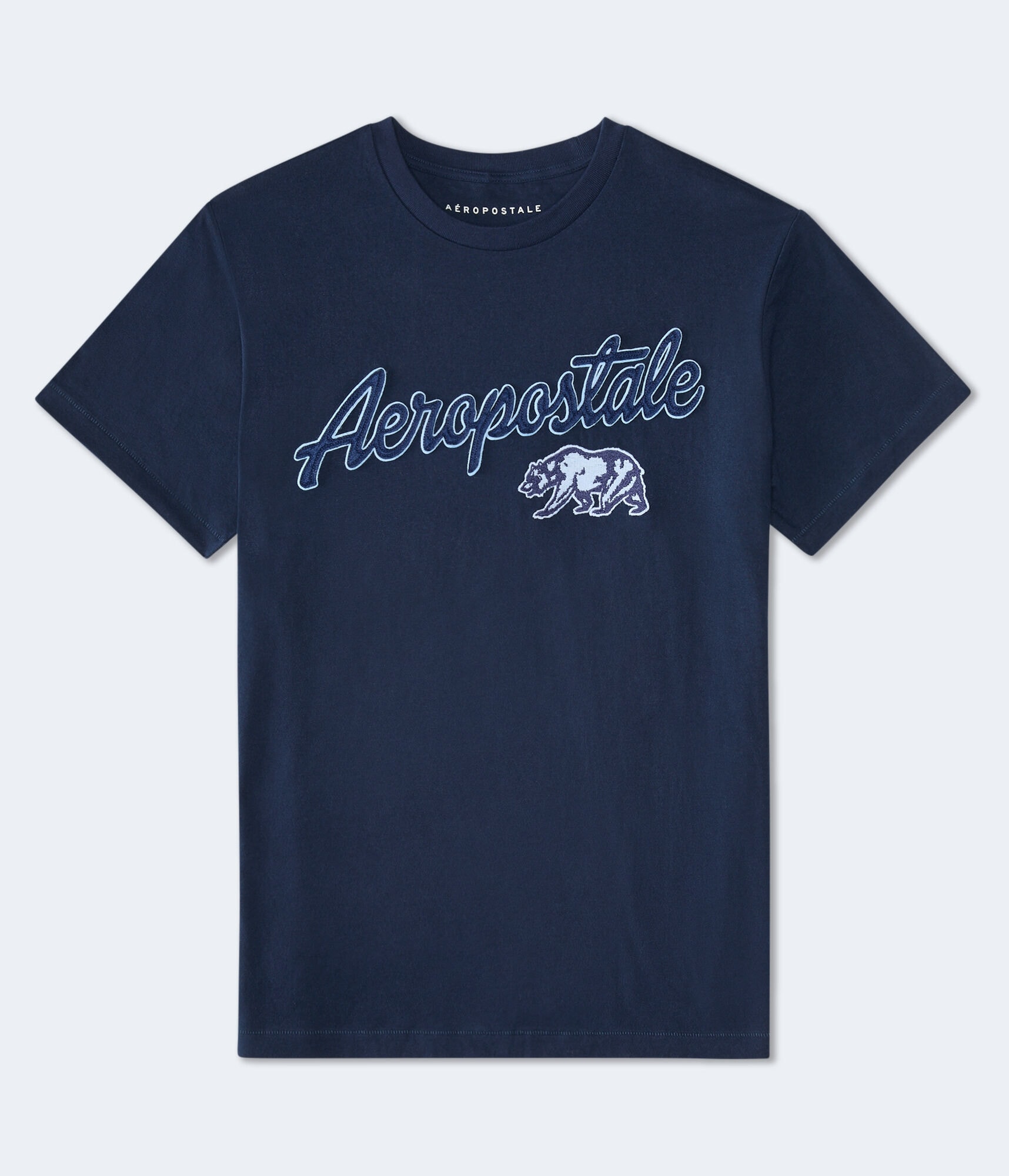 Aeropostale Cali Bear Appliqué Graphic Tee