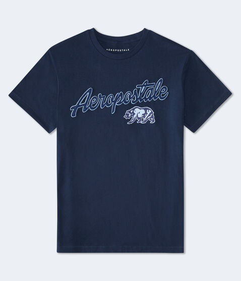 Aeropostale Cali Bear Appliqué Graphic Tee Aeropostale Cali Bear Appliqué Graphic Tee