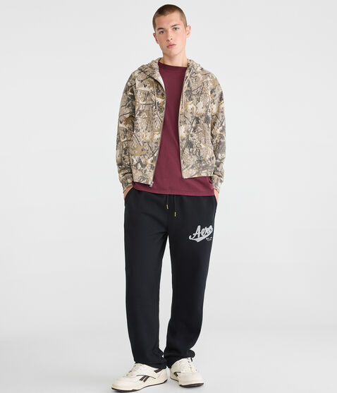 Aero Script Heritage Fleece Straight Leg Sweatpants Aero Script Heritage Fleece Straight Leg Sweatpants