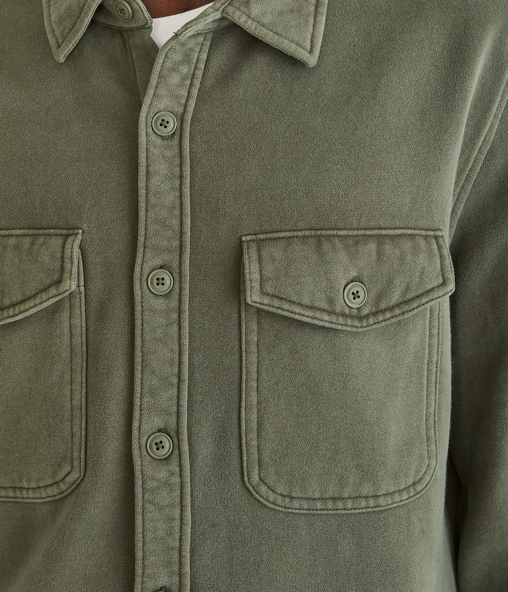 Long Sleeve Fleece Overshirt