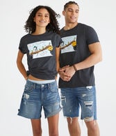 AERO | CAMP SNOOPY™ Cliff Crossing Relaxed Tee