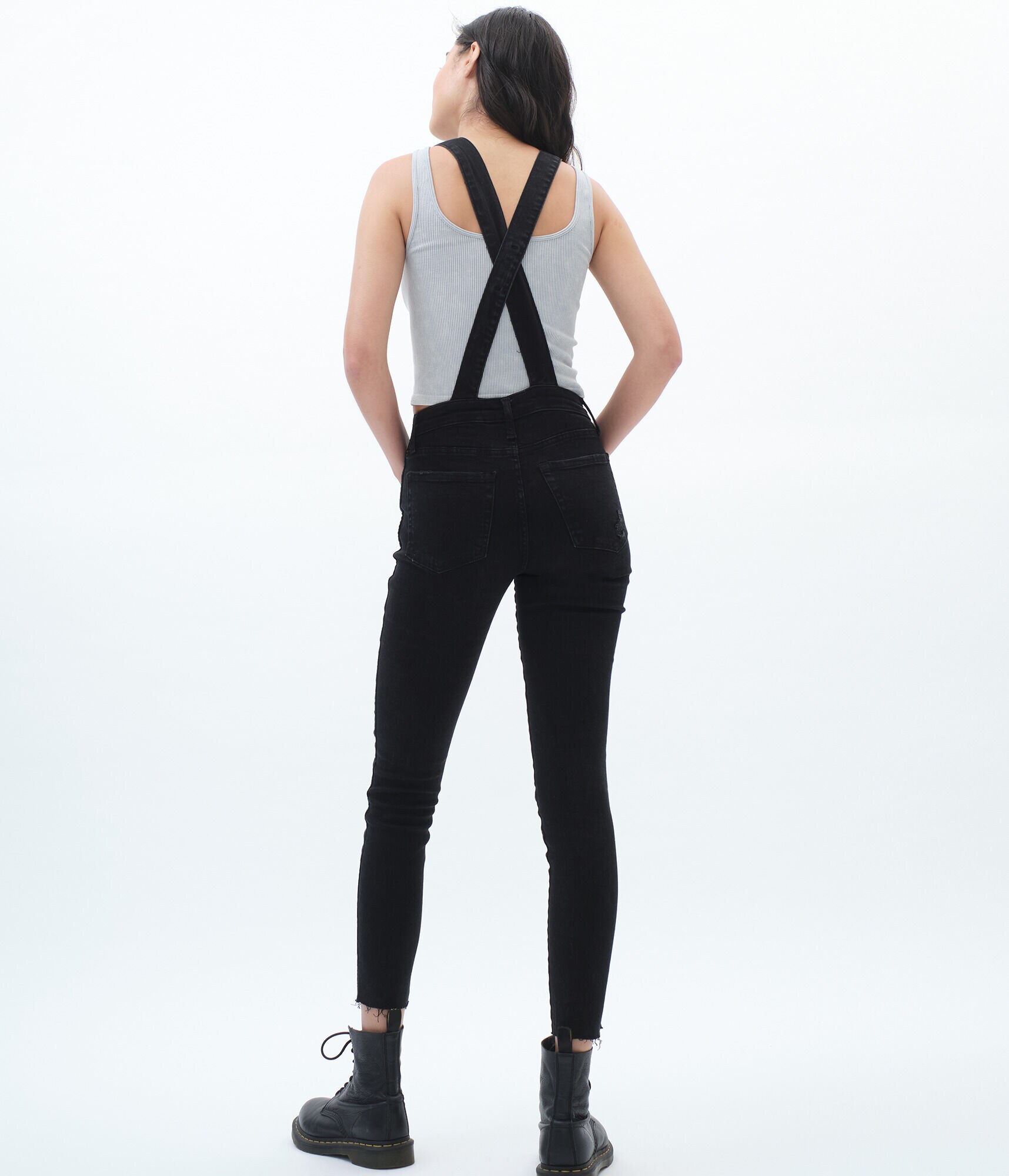 Seriously Stretchy Skinny Ankle Overalls