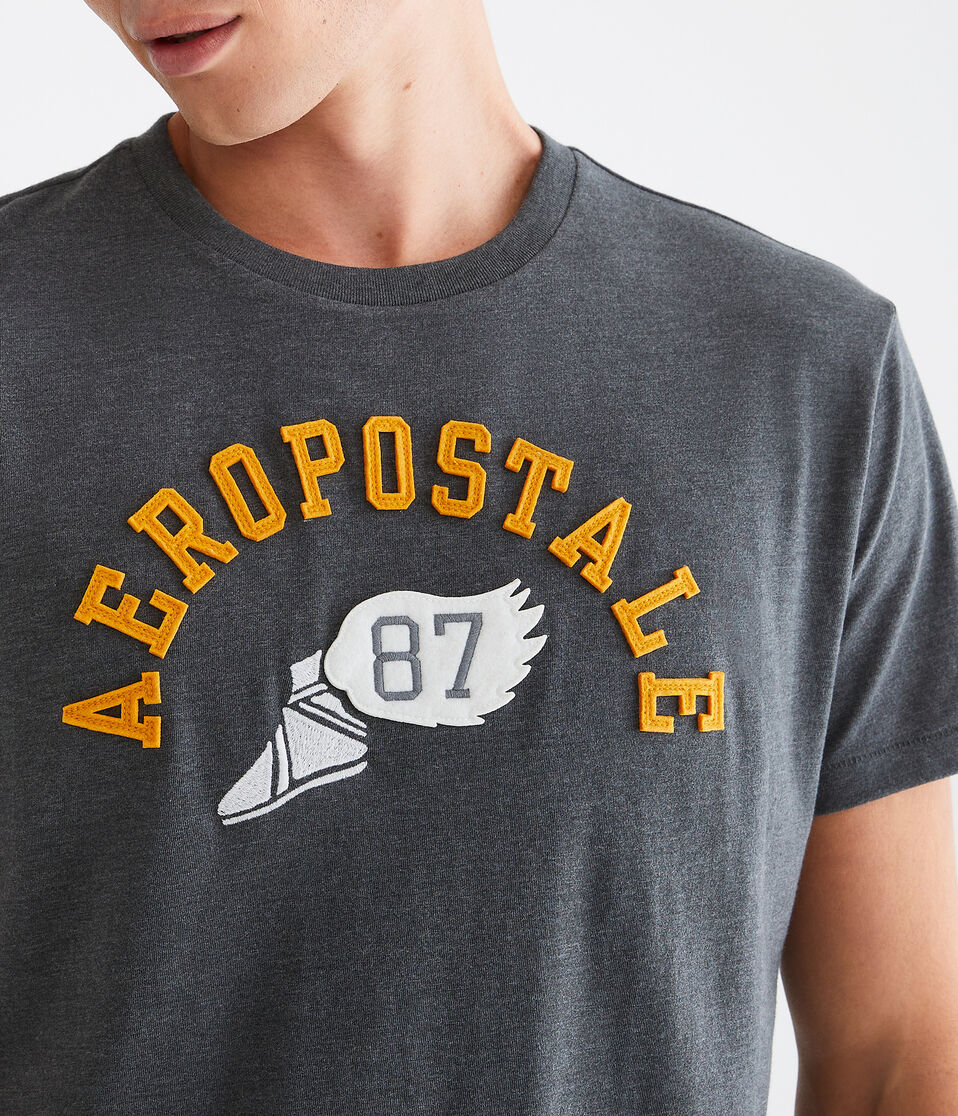Aeropostale 87 Winged Foot Graphic Tee